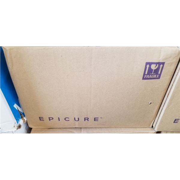 CASE OF APPROX 100 EPICURE CHOCOLATE CARAMEL MACCHIATO DESSERT MIX PACKAGES, 123G PER PACKAGE