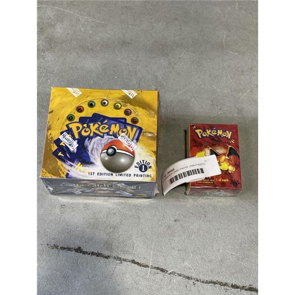 2 POKEMON CARD PACKS, UNAUTHENTIC