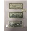 Image 2 : LAST 3 ISSUES OF CANADIAN $1 BILLS 1954, 1967, 1973