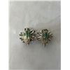 Image 2 : 3 PAIRS OF VINTAGE CLIP ON EARRINGS, 2 PAIRS MARKED