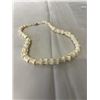 Image 2 : VERTEBRAE BONE BEADS NECKLACE GRADUTED 15" LENGTH CHOKER