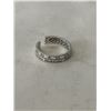 Image 1 : STERLING SILVER OPEN PINKY RING BAND , ENGRAVED DAYS OF THE WEEK AND 12 ROMAN NUMERALS MARKED S925 S