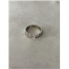 Image 2 : STERLING SILVER OPEN PINKY RING BAND , ENGRAVED DAYS OF THE WEEK AND 12 ROMAN NUMERALS MARKED S925 S