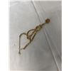 Image 3 : GOLD PLATED SOUTH ASIAN RING W/ BRACELET ATTATCHED 7-10" LENGTH, NO MISSING STONES