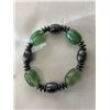 Image 2 : 2 HEAVY AND LARGE BEADS STRETCH BRACELETS