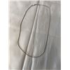 Image 1 : STERLING SILVER SNAKE SKIN CHAIN, MARKED 925 ITALY, 20" LENGTH