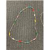 Image 2 : 2 COLOURFUL 925 NECKLACES, UNMARKED, TESTED