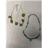 Image 3 : 2 NECKLACES AND 2 BRACELETS HAND MADE BEADWORK BY NATIVE INDIAN
