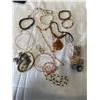 Image 1 : LOT OF ASSORTED JEWELRY, NECKLACES, RINGS ETC
