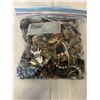 Image 1 : HEAVY LARGE BAG W/ LOTS OF MISC JEWELRY AND PARTS ETC