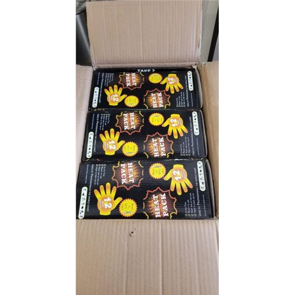 CASE OF 300 NEW HAND WARMER HEAT PACKS