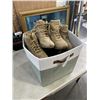 Image 1 : BIN OF NEW SHOES AND BOOTS, ASSORTED SIZE