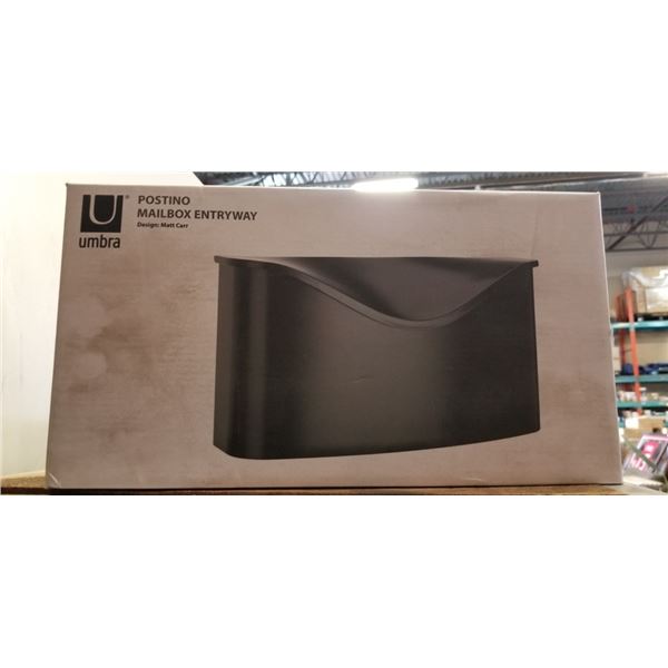 UMBRA POSTINO WALL MOUNTED MAILBOX W/ HINGED LID