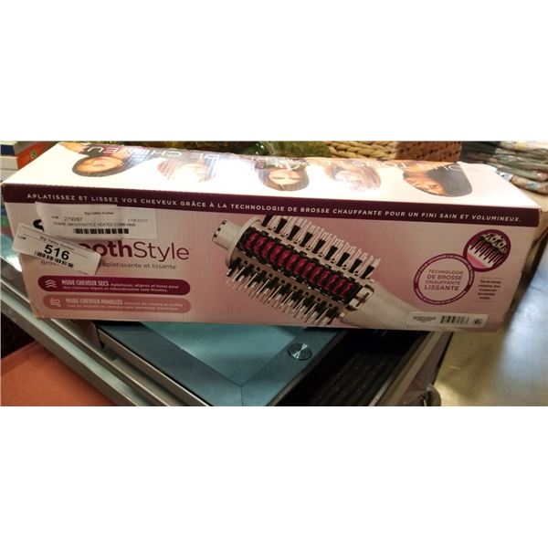SHARK SMOOTHSTYLE HEATED COMB HAIR STRAIGHTENER - TESTED WORKING, RETAIL $129