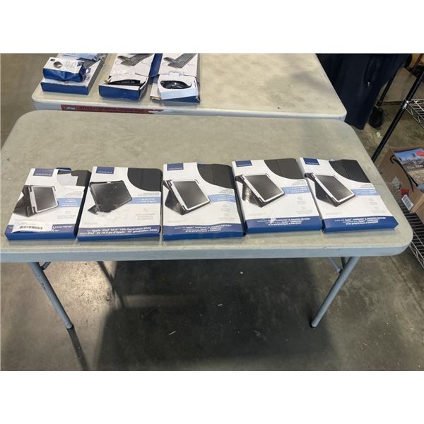 5 ASSORTED FOLIO CASES