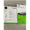 Image 2 : BELKIN CONNECT USB-C MULTIMEDIA HUB, BELKIN 3.5MM AUDIO + CHARGE ROCKSTAR CABLE, AND 2 BELKIN 3.5MM 