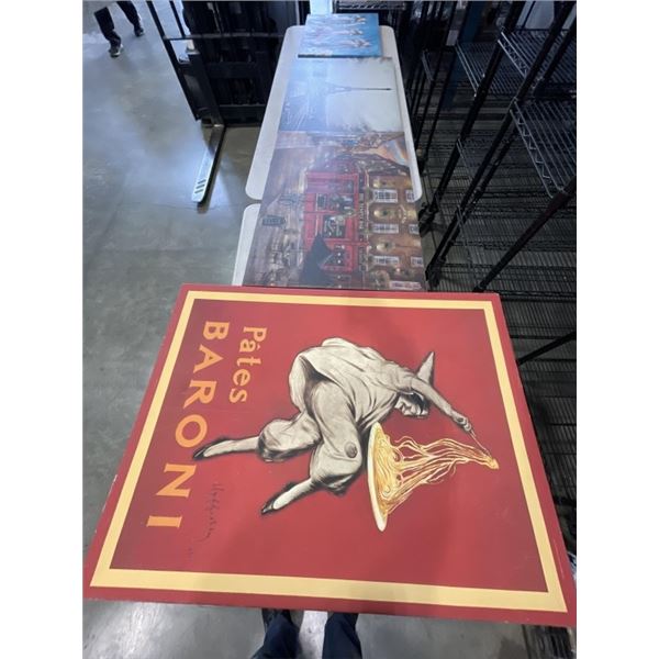 ASSORTED WALL DEOR CANVAS PICTURES