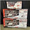 Image 1 : LOT OF LITEHAWK VENTURI RC HELICOPTERS STORE RETURNS UNTESTED