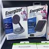 Image 2 : ENERGIZER WIRELESS CHARGER WITH ENERGIZER POWER BANK AND IPHONE CASES RETAIL $150