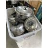 Image 3 : ASSORTED STAINLESS POTS AND PANS