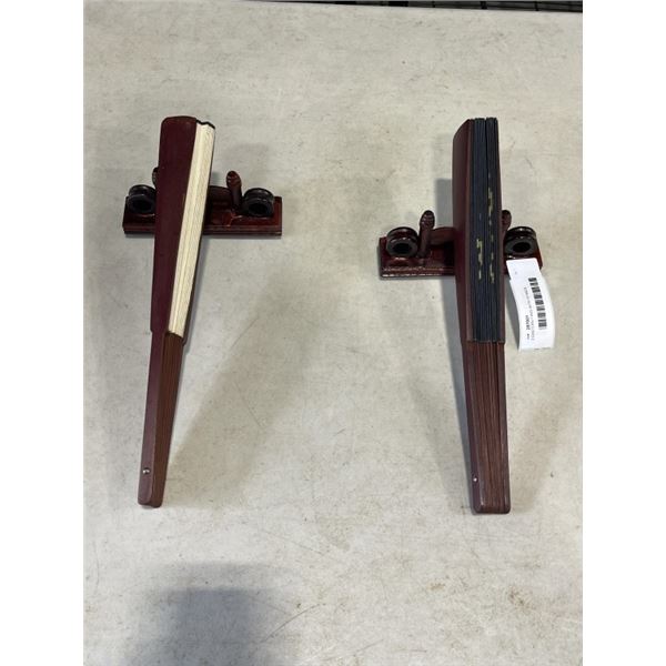 2 EASTERN FANS WITH STANDS