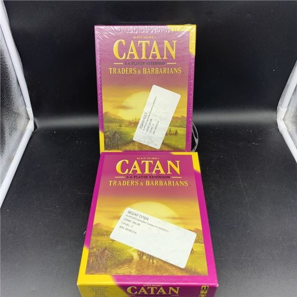 TWO CATAN FIVE TO SIX PLAYER EXTENSION SETS ONE IS SEALED