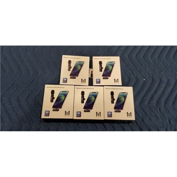 FIVE NEW WIRELESS LAVALIER MICROPHONES