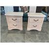 Image 1 : PAIR OF DYNAMIC FURNITURE 2 DRAWER NIGHT TABLES