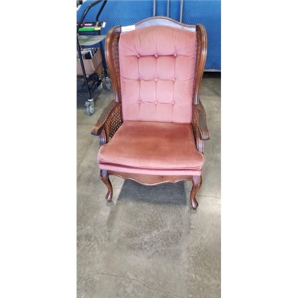 ANTIQUE WING BACK CHAIR