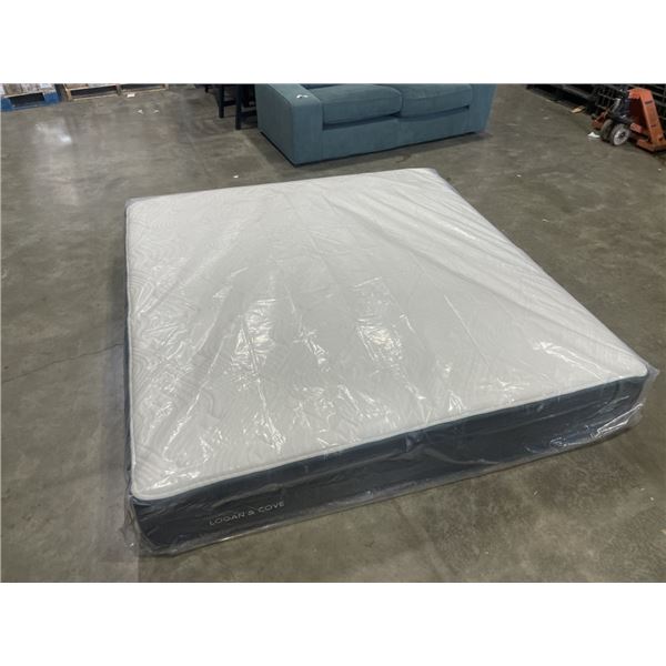 AS NEW LOGAN AND COVE FRONTIER EDITION KINGSIZE MATTRESS