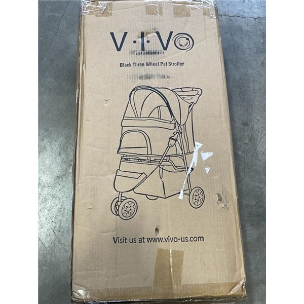 VIVO THREE WHEEL PET STROLLER