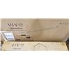 Image 2 : VIVO BLACK 75"X63" CORNER TABLE TOP & VIVO LARGE ELECTRIC SINGLE MOTOR DESK FRAME