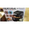 Image 2 : HERITAGE 6-IN-1 4.5QT INFRARED STEAM AIR FRYER - TESTED WORKING, RETAIL $299