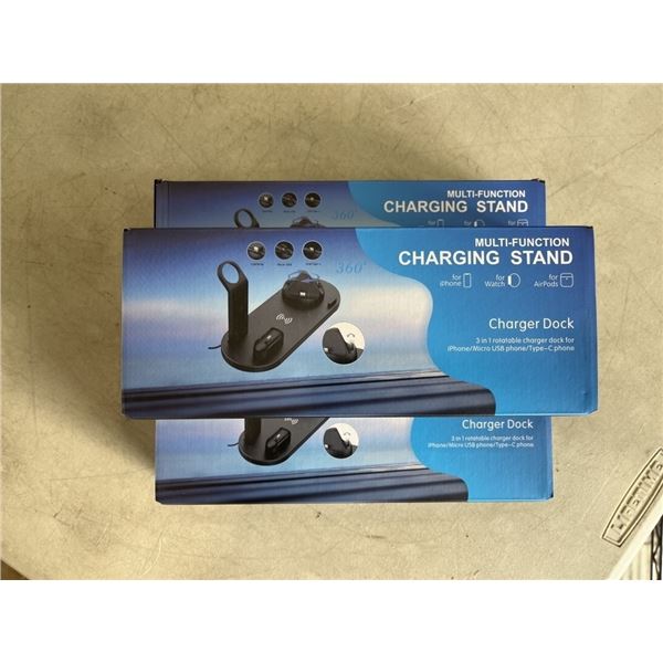 3 MULTIPURPOSE CHARGING STANDS