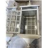 Image 4 : 2 WHITE OUTDOOR HANGING LANTERNS AND DECORTIVE DISH