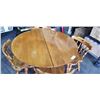 Image 2 : ROUND MAPLE TABLE AND 4 CHAIRS