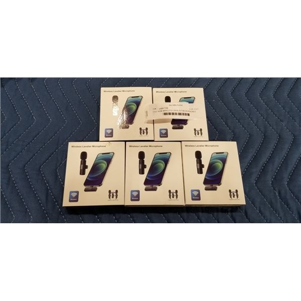 FIVE NEW WIRELESS LAVALIER MICROPHONES