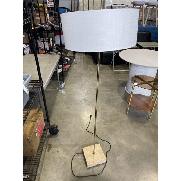 MODERN BRASS FLOOR LAMP