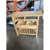 Image 1 : PINE ROLLING KITCHEN ISLAND
