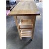 Image 2 : PINE ROLLING KITCHEN ISLAND