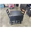 Image 1 : DROP SIDE DINETTE TABLE AND 2 CHAIRS