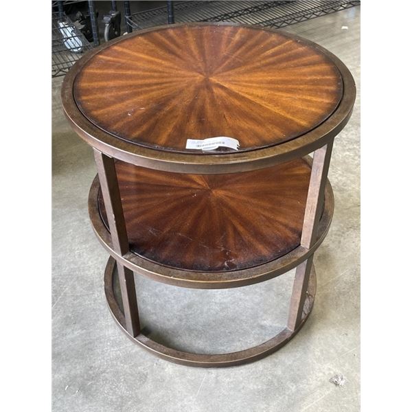 VINTAGE ROUND SIDE TABLE