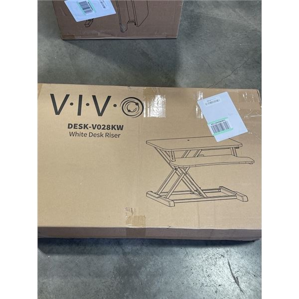 VIVO WHITE DESK RISER
