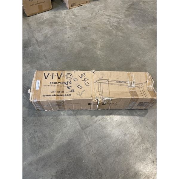 VIVO BLACK ELECTRIC DUAL MOTOR DESK FRAME