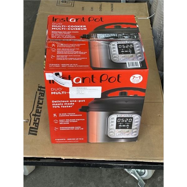 INSTANT POT DUO V5 7-IN-1 6QT ELECTRIC PRESSURE COOKER - TESTED WORKING, RETAIL $159