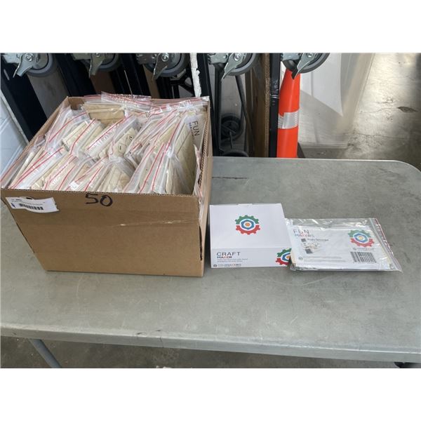 50 NEW FUN MAKER RADIO TELESCOPE KITS AND GLUE GUN STAND W/ 20 STICKS