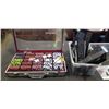 Image 1 : CASED POKER CHIP SET AND ASSORTED REMOTES