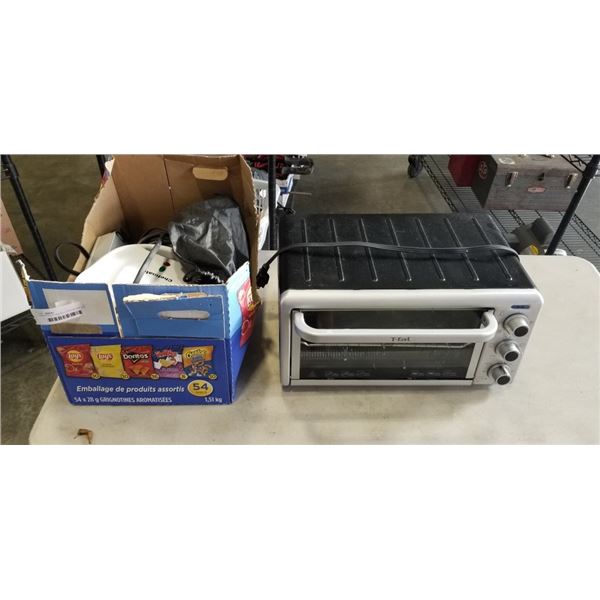 ASSORTED HOUSEHOLD APPLIANCES, AND KNIVES, ETC