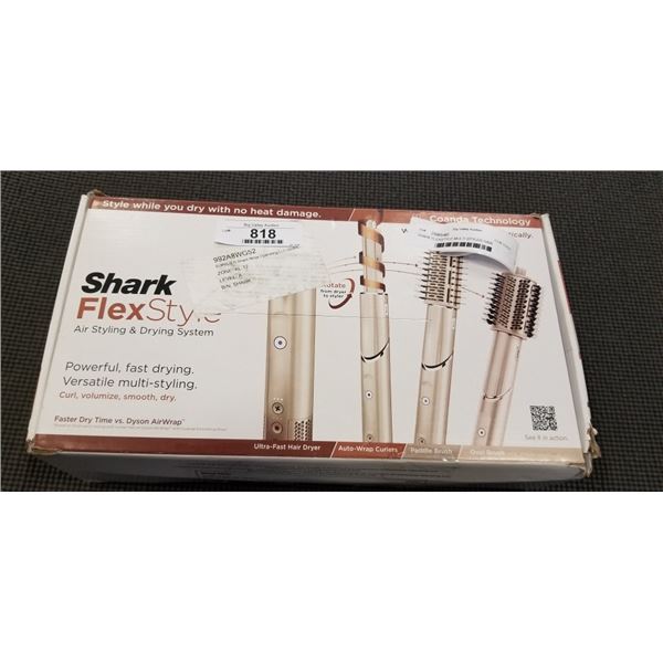 SHARK FLEXSTYLE MULTI-STYLER HAIR STRAIGHTENER - TESTED WORKING, RETAIL $349