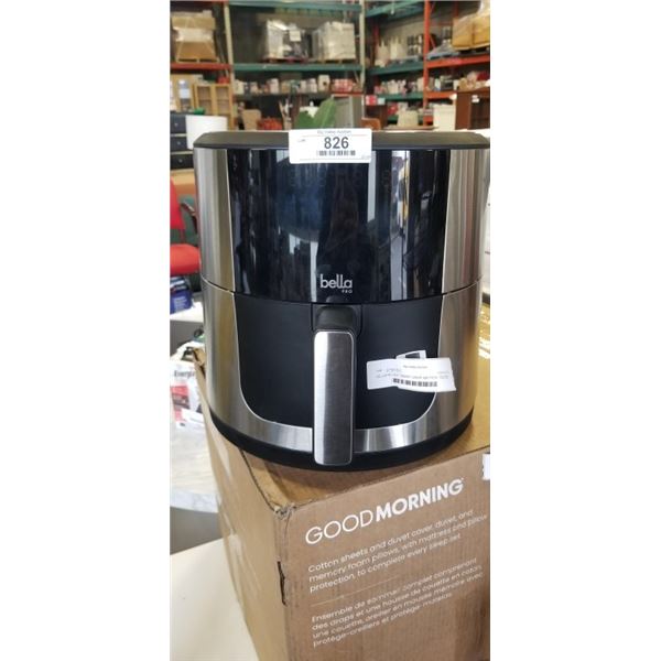 AS NEW BELLAPRO 8QT SMART CRISP AIR FRYER - TESTED WORKING, RETAIL $259